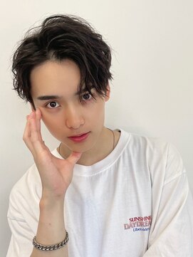 ツーダブルバイフィフス 茶屋町店(WW.. by fifth) センターパートニュアンスパーマスパイラルパーマメンズパーマ