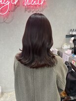 アジールヘア 赤羽駅南口店(agir hair)&nbsp;ラベンダーブラウンイルミナカラー艶カラー高発色くびれ巻き
