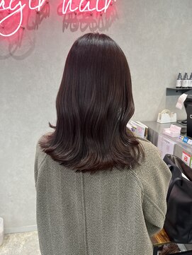 アジールヘア 赤羽駅南口店(agir hair) ラベンダーブラウンイルミナカラー艶カラー高発色くびれ巻き
