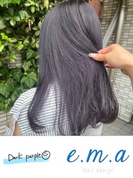 エマヘアデザイン(e.m.a Hair design) ダークパープル