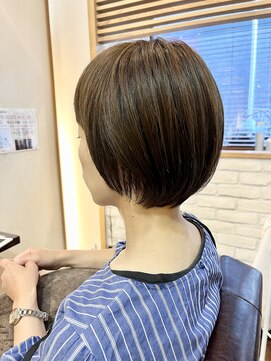 ヘアー グリーン(hair green) 30代40代50代顔周りマッシュショート【髪質改善/百合ヶ丘】