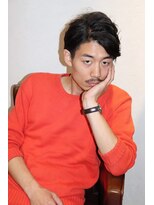 エスケイブ(S/CAVE)&nbsp;顔まわりスッキリかきあげパーマ