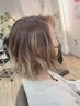 似合わせカット＋カラー＋ハイライト(ブリーチ）