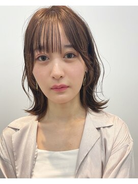 パッション フォー ヘアー 並木店(Passion for hair) 大人可愛いミディアムロブ×くすみベージュ@30代@40代@50代