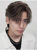 韓国風ニュアンスショコラバレイヤージュセンターパート名古屋