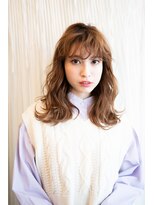 マグノリア オモテサンドウ(MAGNOLiA Omotesando)&nbsp;目元ギリギリカールが可愛い！リラックスエアリーミディ・・KAYO