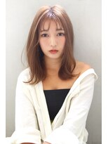 ロゼ 新大宮(ROSE)&nbsp;【ROSE】シースルーバング＿くすみベージュ＿レイヤーカット