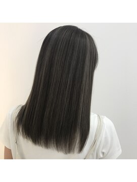 マルフェ 天王寺(marfe) ハイライトグレージュ透明感カラーケアブリーチ