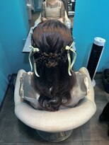 リエラ 新宿(RIERA)&nbsp;お花ハーフアップ