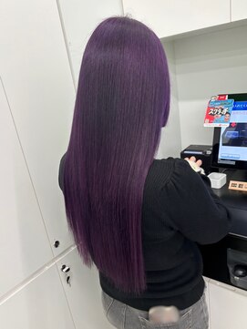 エニフォーイーストハム(Eni for eastham) パープルカラー/ストレートロング/艶髪