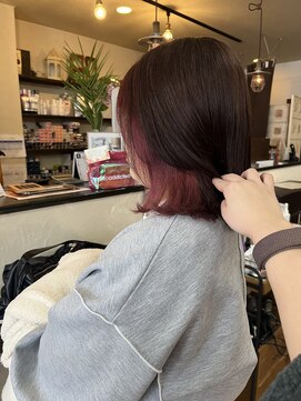 アンフルール(Un Fleur) インナーピンク×ピンクブラウン