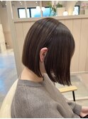 大人ボブ×ナチュラルボブ　20代30代40オリーブグレージュ