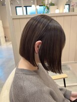 シダ(sida)&nbsp;大人ボブ×ナチュラルボブ　20代30代40オリーブグレージュ