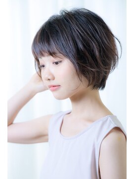 ウィルゴ(VIRGO) 30代40代50代前髪あり小顔マッシュショートで若見え叶う(st橋元)