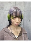 ウルフカット/レイヤーカット/ブリーチ/髪質改善[渋谷/原宿]