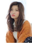 《志賀雅千子》かきあげバング  リラクシーロング
