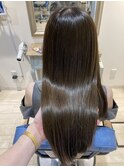 夏の人気カラー暗め透明感オリーブグレージュ赤羽美容室