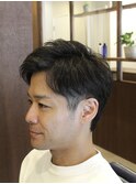 ツーブロック×ナチュラル　大人ツーブロックショート