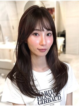 ミズチャーム(Ms.CHARM) 顔まわりカット/前髪カット/レイヤーカット/韓国ヘア/大人韓国