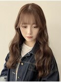 都島/ココアブラウン/ブリーチなしWカラー/韓国/レイヤーカット