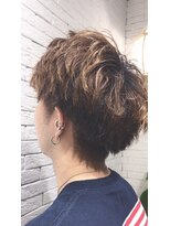 ルーチェココ(Lu'ce coco)&nbsp;ツーブロックソフトスパイラルパーマ