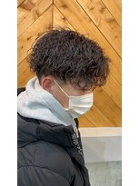 ステラ(STELLA)&nbsp;波巻きスパイラル/メンズカット/メンズ/メンズサロン/波巻き