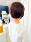 福山Caary20代30代40代50代60代ショートボブ小顔補正立体カット