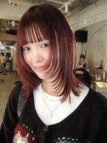 シティ(sity.)&nbsp;天神　ブリーチなしダブルカラー　レイヤーカット　暖色カラー