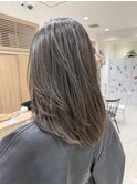 バレイヤージュ/グレージュ/エアータッチ