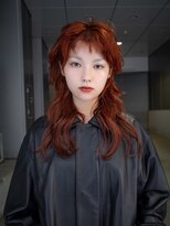 ギークス(GEEKS) 【GEEKS渋谷】ミディアムレイヤー/ウルフ/20代30代/ワンブリーチ