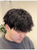 波巻きシャドウパーマ
