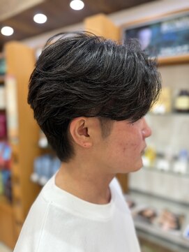 プランタンアヴェダ(printemps AVEDA) 毛流れで魅せる 大人気フェザーパーマ