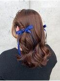 丸顔/卵型/顔型別ヘアスタイル/ヘアセット/結婚式/韓国/小顔