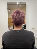 ［メンズショート＋ピンクベージュ＋20代＋千葉駅］