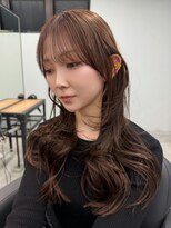 リンドトウキョウ(LINDO TOKYO)&nbsp;大阪/心斎橋/チョコレートブラウン/レイヤーカット/ダブルカラー