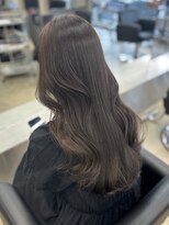 ペレ 原宿(PELE)&nbsp;ダークパープルナチュラルショート夏のヘアアレンジ原宿