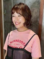 ナック ウメダ(knack UMEDA)&nbsp;くせ毛風ウェーブのショートボブ【阪急梅田】