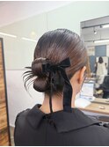 長めボブからのタイトアレンジruen熊本Hina