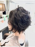 ラフウェーブパーマショート