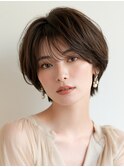 40代　愛され丸みベリーショート