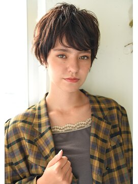 ユノ(juno) 【juno】ナチュラル外国人風ニュアンスパーマ★ベリーショート