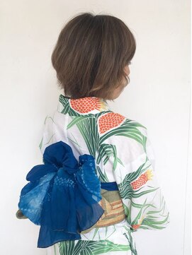 フラココ 荻窪店(hurakoko trico) 和泉美佳　ショートゆる巻き浴衣ヘア