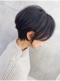 【直毛さんオススメ】手ぐしで毛流れショート×ボタニカルパーマ