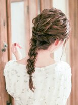 ビートヘアー 彦根イオンタウン店(BEET HAIR)&nbsp;三つ編みクラシカルアレンジ【BEET イオンタウン彦根店】