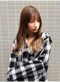 大人可愛い×ナチュラル×インナーカラー