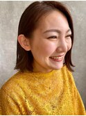#切りっぱなしボブ
