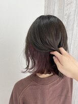 シエル 立川店(CIEL) インナーカラー×パープルピンク【CIEL×maki】