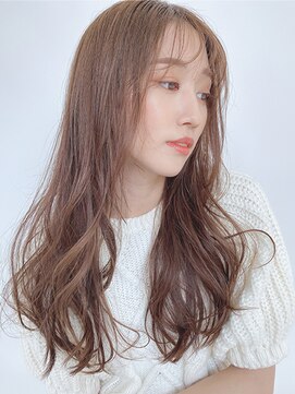 ルービック 奈良(Rubik's) 韓国くびれヘア/透明感オリーブグレージュ