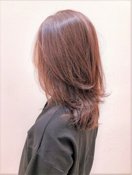 ヘアーライズ 池袋東口店(hair RISE) ローズパールピンクシャドールーツ髪質改善グレートキュアメテオ