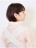 ナチュラルボブ/顔周りカット/ワンカールボブ